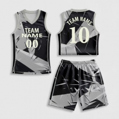 2 Sets Custom Reversible Breathable Quick Dry Sleeveless Basketball Jersey